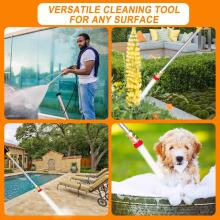 Nozzle Power Washer for Garden Hose Art.165390 Насадка для мойки высокого давления с форсункой для садового шланга, в комплекте 2 насадки высокого давления и быстроразъемные соединения