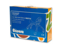 RIDE-ON PUSH CAR BEETLE BLUE