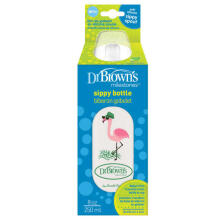 SB81094 8 oz/250 ml PP Narrow Options+ Sippy Spout Bottle, Flamingo, 1-Pack