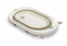 Foldable travel bath tub – BEIGE