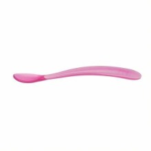 061846 SOFT SILICONE SPOON 6+ PINK 2 PCS