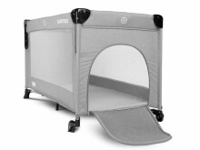 TRAVEL COT WITH BEDSIDE FUNCTION ESTI GREY