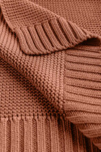 Bamboo and cotton blanket – CORAL