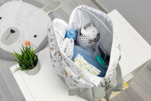 ECO LEATHER stroller BAG WHITE FOREST ADVENTURE