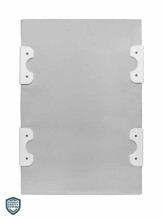 Stiffened Changing Pad WITH SAFETY SYSTEM - GREY
