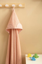 BATHING COVER CREPE TEDDY 100X100 DIRTY PINK