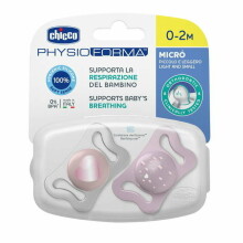 156016 PHYSIO MICRO SILICONE pacifier 0-2 PINK 2 PCS