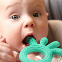 826/02 Silicone teether OCTOPUS GREEN