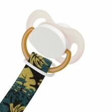 A0583 Soother band with clip, Leafs