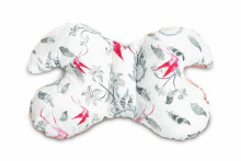 Butterfly Pillow – birds retro pink