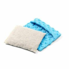 796/03 HOT WATER BOTTLE WITH CHERRY SEEDS BLUE