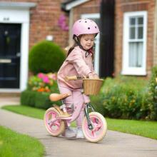 Balance Bike Art.168462 Pink Bērnu skrējritenis ar metālisko rāmi, Līdzsvara velosipēds