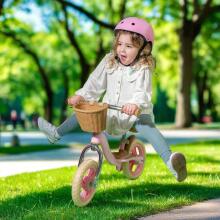 Balance Bike Art.168462 Pink Bērnu skrējritenis ar metālisko rāmi, Līdzsvara velosipēds
