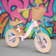 Balance Bike Art.168462 Pink Bērnu skrējritenis ar metālisko rāmi, Līdzsvara velosipēds