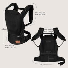 Lionelo Margareet Air Art.168464 Black Ķengursoma no 3.5 līdz 20 kg