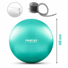 Мяч фитбол 65 см NS-951 бирюзовый