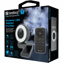 Sandberg 134-39 Streamer USB Webcam Pro Elite