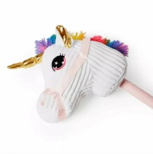 Ikonka Art.KX3493 Hobby horse unicorn head on a stick