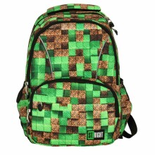 Ikonka Art.KX3760_2 Stright Pixel Cubes school backpack