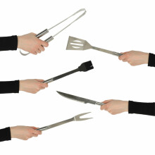 Ikonka Art.KX3686 Accessories barbecue cutlery set in case