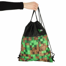 Ikonka Art.KX3760_1 "Pixel Cubes" vaikiškų batų krepšys
