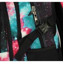 Ikonka Art.KX3761 4-kohaline kooli seljakott 17-tolline kosmose Niebula