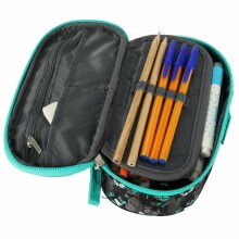 Ikonka Art.KX3767 Padded pencil case with flap football