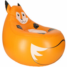 Ikonka Art.KX3998_2 BESTWAY 75116 Inflatable fox pouffe chair