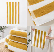 Bebe Basic Cotton Baby Towel Art.16882 Yellow Bērnu kokvilnas frotē dvielis 30x50cm (100% kokvilna)