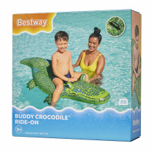 Ikonka Art.KX4005 BESTWAY 41477 Crocodile inflatable toy