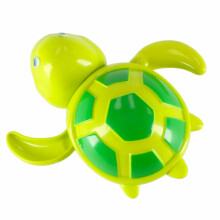 Ikonka Art.KX7220_3 Žalias prisukamas vandens vėžlys vonios žaislas