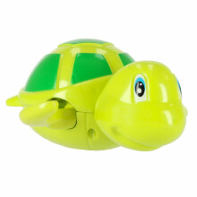 Ikonka Art.KX7220_3 Zaļa skrūvējama ūdens bruņurupucis rotaļlieta vannai