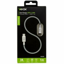 Ikonka Art.KX4241 USB-C cable USB-C two ends 65W 3A 1m premium