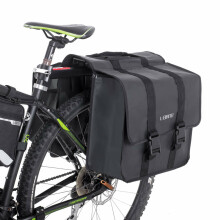 Ikonka Art.KX5071 L-BRNO dviračių bagažinės krepšys dviračio bagažinei iš dviejų pusių