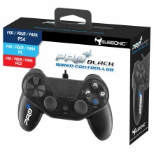 Subsonic Pro 4 Wired Controller for PS4 Black