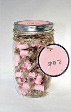 THE BEST GIFT IDEAS -100 reasons you are amazing ART.169411 Creative glass jar with papers
