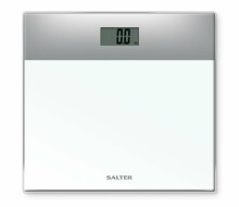 Salter 9206 SVWH3R Glass Electronic Scale Silver/White