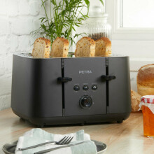 Petra PT5565MBLKVDE 4-Slice Toaster