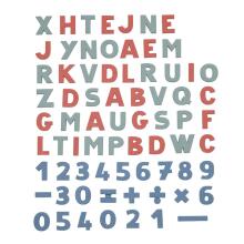 Smoby Magnetic Letters & Numbers Art.430108S Магнитные буквы 72 шт