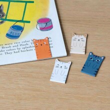 Magnetic Cat Bookmarks, Rex Lodnon