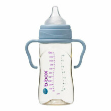 Baby bottle handles, lullaby blue, b.box