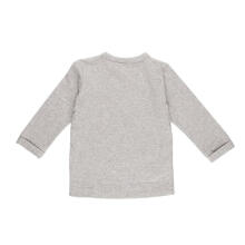 Little Dutch Wrap Shirt Art.2019692  Grey Melange  Zīdaiņu kokvilnas krekliņš