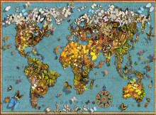 RAVENSBURGER puzle Tauriņu pasaule, 500gab., 15043