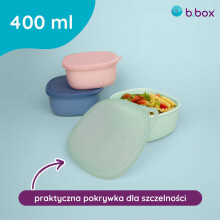 Silicone bowl with lid for a lunchbox Berry, b.box