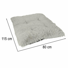 Ikonka Art.KX3720 Dog bed mat XXL grey 110x75cm