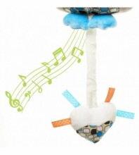 Muzikālā rotaļlieta OWL blue 4BABY OB01*