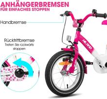 Royal Baby Kids Bike Wheels Collas 12'  Art.17841 Pink Детский двухколесный велосипед с дополнительными колёсиками