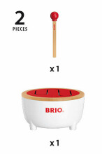 BRIO mūzikas rotaļlieta Drum, 30181