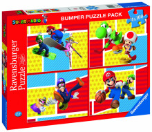 RAVENBURGER puzle Super Mario, 4x100gab., 05195