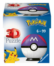 "RAVENSBURGER 3D puzle ""Pokemon Master bumba"", 54 gab., 11564"